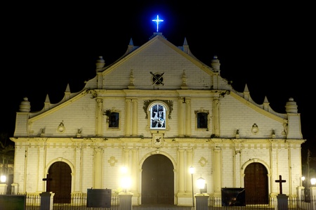 Vigan Cathedral (also known as St. Paul Metropolitan Cathedral) is an earthquake Baroque-styled church built in 1574 commissioned by Spaniard Juan de Salcedo located in the Ilocos region. Philippinesの写真素材