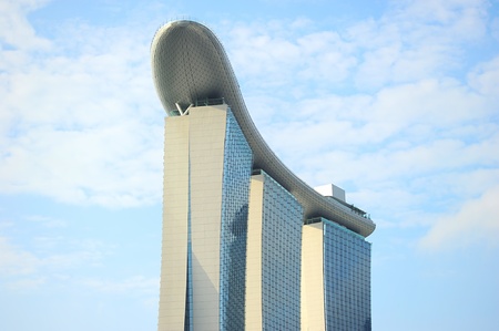 Singapore, Republic of Singapore - March 08, 2013: Marina Bay Sands Resort in Singapore. It is billed as the worldのeditorial素材