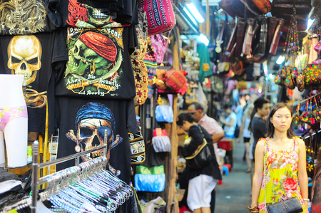 BANGKOK, THAILAND - MARCH 03, 2013: Chatuchak weekend market in Bangkok, Thailand. It is the largest market in Thailand. のeditorial素材