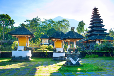 Besakih complex Pura Penataran Agung , Bali, Indonesia の写真素材