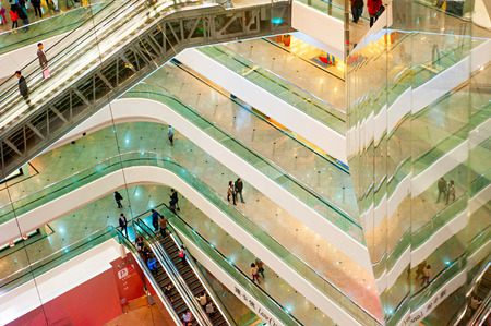 HONG KONG - JANUARY 15, 3013: Times Square is a major shopping centre in Hong Kong. Consists of 83,700 mÂ² of retail space, and two office towers with 102,300 mÂ² of accommodation.のeditorial素材