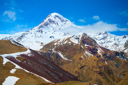 Kazbek - is the third highest mountain in Georgia