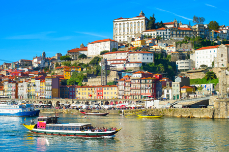 Porto Old Town in the sunshine day. Portugal
の写真素材