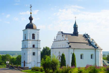Illinska church in Subotiv village, Ukraine. Place of birth of famous Ukrainian hetman - Bohdan Khmelnytskyの写真素材