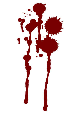 vector bloody spotsのイラスト素材