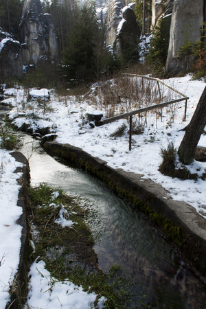 Winter in Adrspachの写真素材