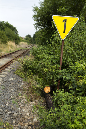 train tracksの写真素材