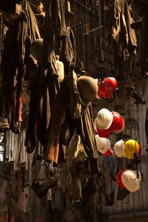 mine shaftの写真素材