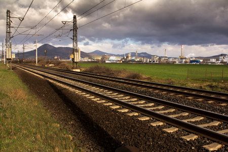 modern railways in the country in the spring