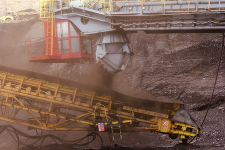 coal mine in the countrysideの写真素材