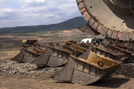 coal mine in the countrysideの写真素材
