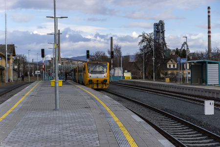 railway station leading to the railway stationのeditorial素材