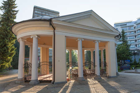 Old building in spa resort Rogaska Slatina in Styria (Stajerska), Sloveniaのeditorial素材