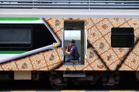 Solo Balapan Train Station, Solo, Central Java / Indonesia - December 29 2019 : The new Airport...