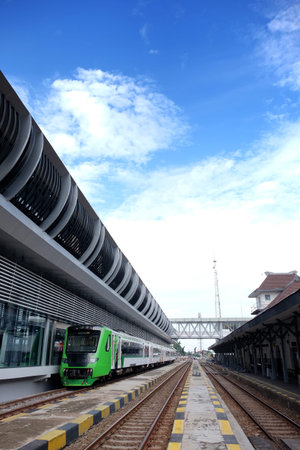 Solo Balapan Train Station, Solo, Central Java / Indonesia - December 29 2019 : The new Airport...