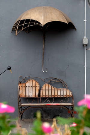 Kota Lama, Semarang / Indonesia - July 6 2020 :  Bike at Kota Lama, Semarang, Central Java, Indonesia.のeditorial素材