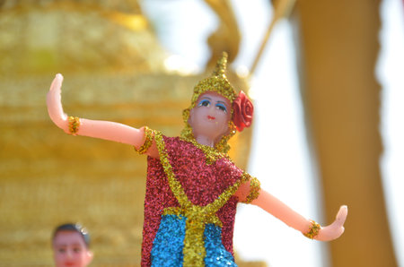 Thai doll in spirit houseの写真素材