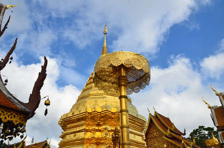 Wat Phra That Doi Suthep  Chiangmai Thailandの写真素材