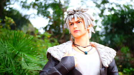 Avenue of Comic Stars Kowloon Park â Stock Photo Hong Kong, China - January 14, 2019: statues of famous characters, in Hong Kong Avenue of Comic Stars, Kowloon Park.のeditorial素材