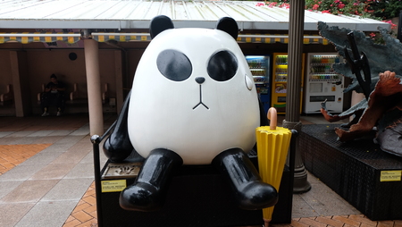 Avenue of Comic Stars Kowloon Park â Stock Photo Hong Kong, China - January 14, 2019: statues of famous characters, in Hong Kong Avenue of Comic Stars, Kowloon Park.のeditorial素材