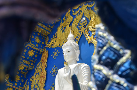 Wat rong suea ten Changrai Thailandのeditorial素材