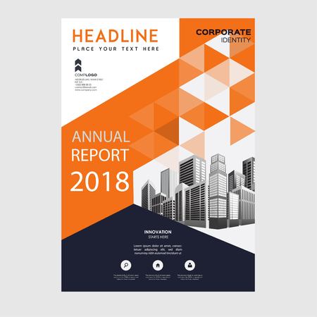 Annual Report illustration, Business Brochure, Flayer Design, Cover Book and Magazine.のイラスト素材