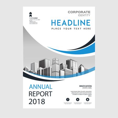 Annual Report illustration, Business Brochure, Flayer Design, Cover Book and Magazine.のイラスト素材