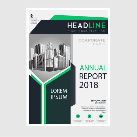 Annual Report Vector illustration, Business Brochure, Flayer Design, Cover Book and Magazine.のイラスト素材