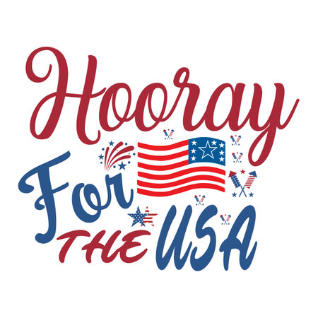 4th july shirt design Print template happy independence day American typography design.のイラスト素材