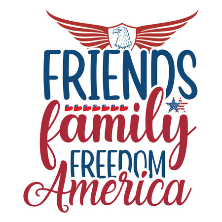 4th july shirt design Print template happy independence day American typography design.のイラスト素材