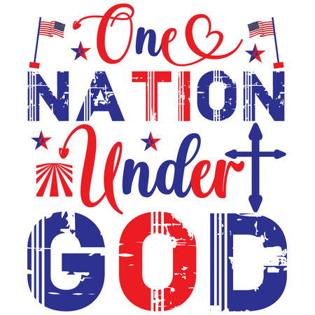 4th july shirt design Print template happy independence day American typography design.のイラスト素材