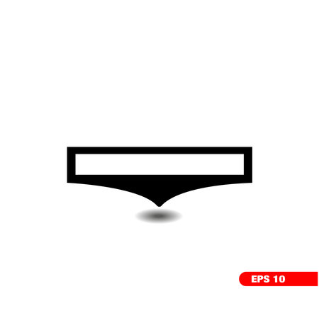 Location Symbol with Name Plate Shape. Name Plate Location Icon.のイラスト素材