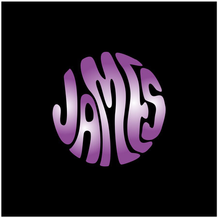 James written in round shape.のイラスト素材