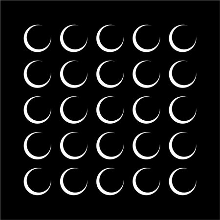 White moons background vector. Moon Background.のイラスト素材