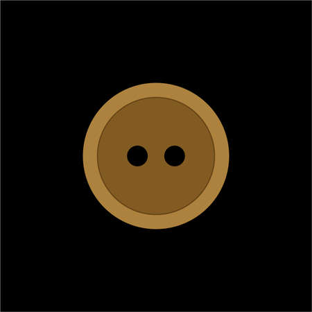 Isolated suit Button vector icon.のイラスト素材