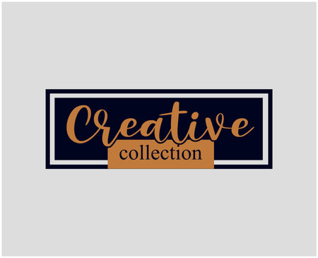 Creative Collection Brand logo. Creative collection cloth brand logo.のイラスト素材