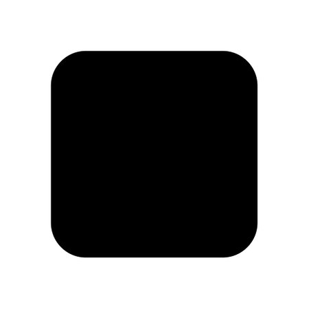 Black square on white background. isolated Black square.のイラスト素材