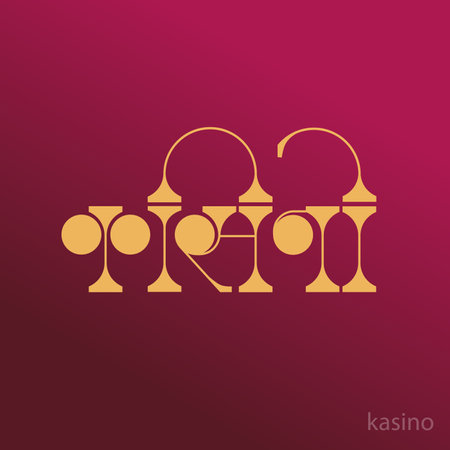 Casino written in Devanagari lettering.のイラスト素材
