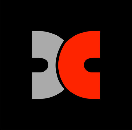 XC brand name initial letters illustrative icon.のイラスト素材