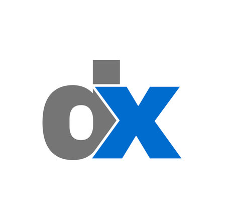 DX brand name initial letters icon.のイラスト素材