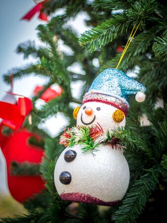 Christmas and New Year Festival Background.の写真素材