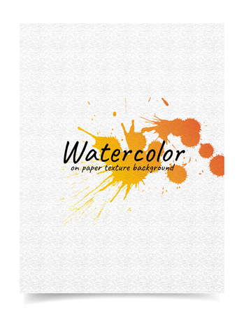 Abstract background with watercolor on paper textures, vector and illustration design.のイラスト素材