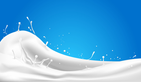 Abstract background ripple milk, Vector illustration and design.のイラスト素材