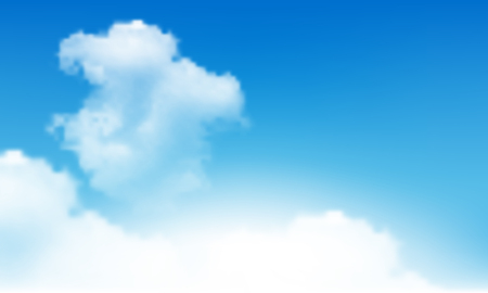 Blue sky and sun light, vector illustration and design.のイラスト素材