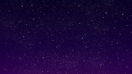 Starry night sky