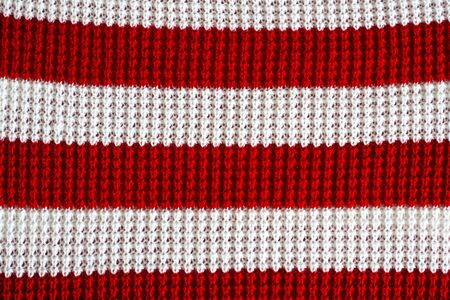 White and red wool pattern texture. Christmas xmas styleの写真素材