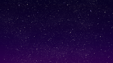 Dark blue purple Starry night sky with many stars. Summer night. Space seen from the Earthの写真素材