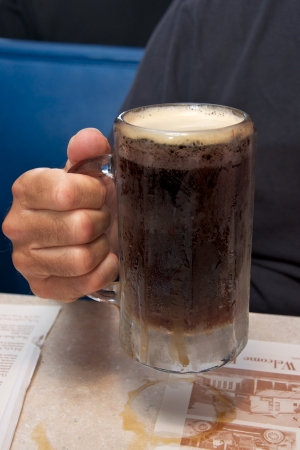 Mug of root beerの写真素材