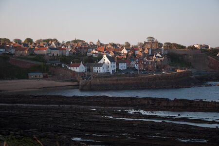 a town on the coast of fifeの写真素材