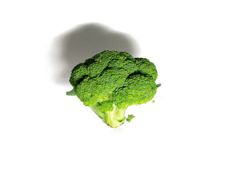 broccoli isolated on white background. food, object.の写真素材
